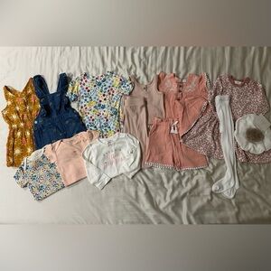 Adorable Baby Clothing Set in Pink and Blue